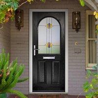 External Virtuoso Claston Catria Composite Door, Shown in Black