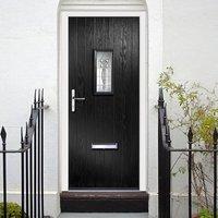 External Virtuoso Chapleton A9 Azurite Composite Door, Shown in Black