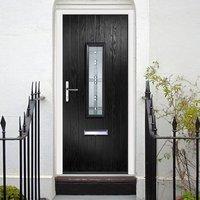 External Virtuoso Chapleton A3 Tivoli Composite Door, Shown in Black