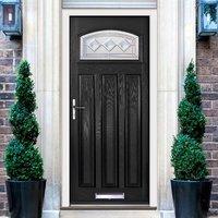 External Virtuoso Malton Vasto Composite Door, Shown in Black