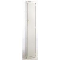 EXPRESS LOCKER ST SINGLE DOOR L.GREY H:1800 W:300 D:300MM