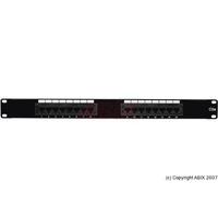 EXC 907911 Patch Panel Unshielded Cat.5e- 16 Ports - (Cables > Network Cables)