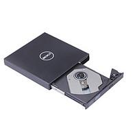 External Black CD/DVD RW Slim USB 2.0 DVD Writer Burner for MacBook PC notebook