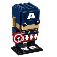 Exclusive - NEW Marvel Superheros LEGO® BrickHeadz Sets Captain America Set 41589 includes Baseplate