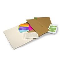 Extra Large Ruled Kraft Hard Evernote Journal with Smart Stickers 2 Set