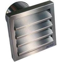 Extractor hood with backflow flap Stainless steel Suitable for pipe diameter: 12.5 cm Wallair N31846
