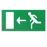 exit legend for exit box arrow left