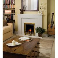 Exbury Brass Inset Electric Fire, From Dimplex