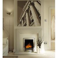 exbury chrome inset electric fire from dimplex