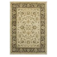 Extra Large Non Shed Soft Cream Brown Traditional Rugs - Ziegler 200cmx300cm (6\'6\