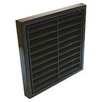 Extractor grill 4 Inch Louvered Vent Brown - E45002