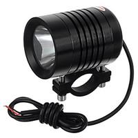 exLED 10W 12V DIY Car Motorcycle LED High Beam Light / High Quality Motorbike Super Bright Light - Black