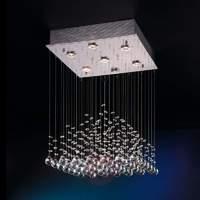 Exclusive hanging light Estratos with crystals