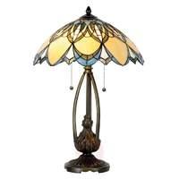 Extraordinary table lamp Poseidon, Tiffany-style