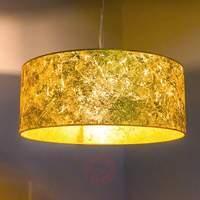 exclusive hanging lamp aura with a golden finish