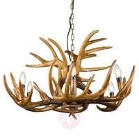 extraordinary hanging lamp waleah with antlers 6