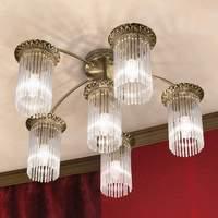 Exquisite ceiling lamp Diadema, 5-light