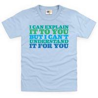 explain kids t shirt