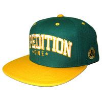Expedition One Bender Snapback Cap - Forest/Gold