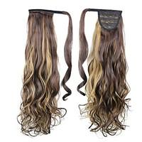 Excellent Quality Synthetic Clip In Ponytail 26 Inch Long Curly Hair Piece