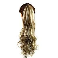 excellent quality synthetic clip in ponytail 24 inch long curly hair p ...