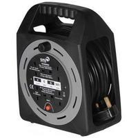 Extension Reel (15m) 4 Sockets 13 Amp (Black/Grey)