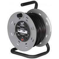 extension reel 250m 13 amp 4 way socket with carry handle