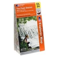 explorer peak district white peak map