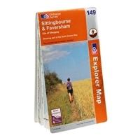 Explorer Sittingbourne and Faversham Map