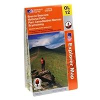 Explorer Brecon Beacons West and Central Map