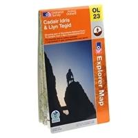 Explorer Snowdonia Cadair Idris and Bala Lake Map