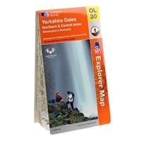 explorer yorkshire dales north and central map