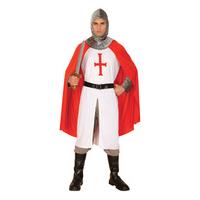 extra large mens knight crusader costume
