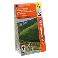 Explorer Brecon Beacons East Map