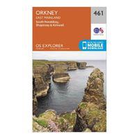 Explorer 461 Orkney  East Mainland Map With Digital Version