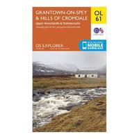 explorer ol 61 grantown on spey hills of cromdale map