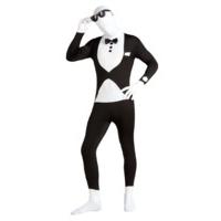 extra large 2nd skin tuxedo costume