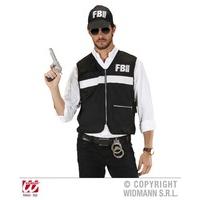 extra large adults fbi investigator costume