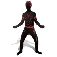 Extra Large Black & Red Ninja Official Morphsuit
