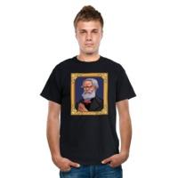 Extra Large Black Digital Dudz Haunted Mansion Portrait Digital T-shirt