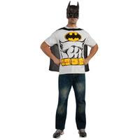 extra large mens batman t shirt with cape
