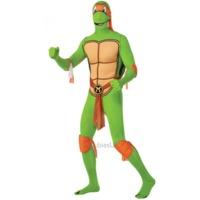 extra large mens tmnt michelangelo 2nd skin suit costume