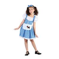 extra large blue white girls fairy tale girl costume