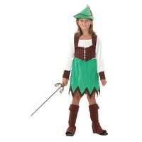 extra large girls deluxe robin hood costume