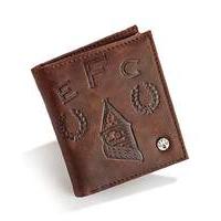 Executive Brown Football Wallet