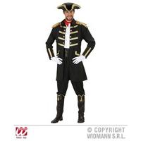 extra large adults black pirate costume