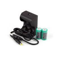 Exposure RCR123A Charger Pack + Rechargeable Batteries