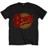 exclusive david bowie diamond dogs vintage logo ts small