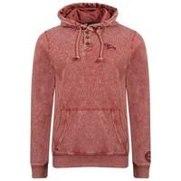 Exeter Bay Pullover Hoodie in Red Mahogany  Tokyo Laundry