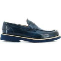 exton 9102 mocassins man blue mens loafers casual shoes in blue